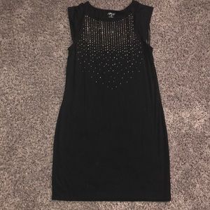 Apt 9- black dress with sequins